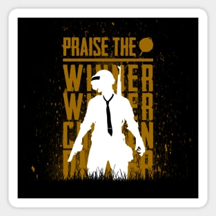 Praise the winner Sticker